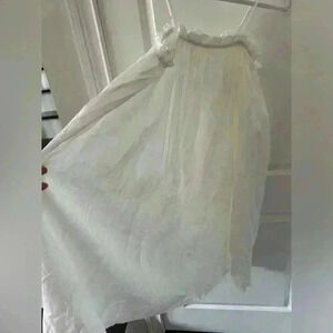 Brave + True Cotton Bubble Somewhere Dress ~ s/m ~ eggshell